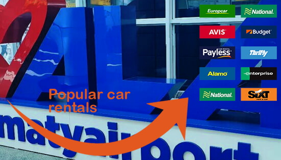 Almaty Airport car rental comparison