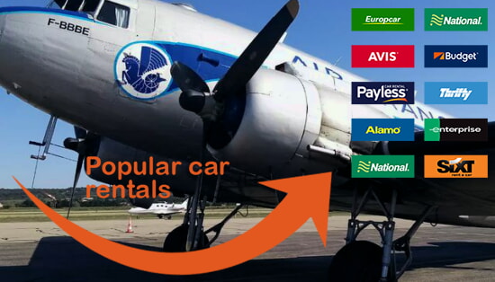 Avignon Airport car rental comparison