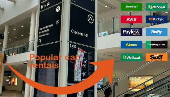 Bremen airport car rental comparison