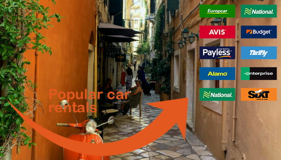 Corfu car rental comparison