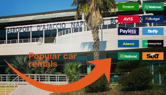 Ajaccio Airport car rental comparison