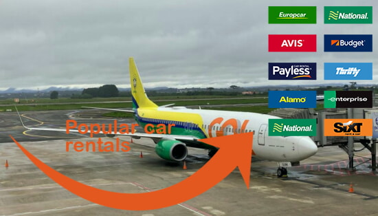 Curitiba Airport car rental comparison