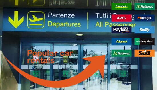 Florence Airport car rental comparison