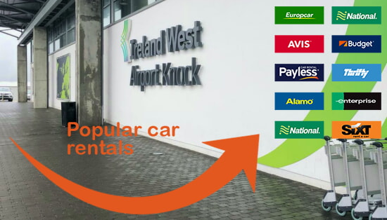 Knock airport car rental comparison