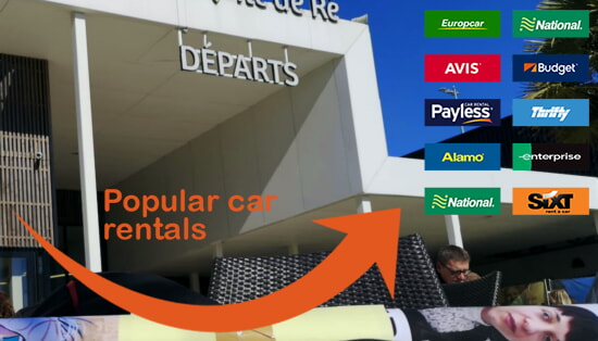 La Rochelle airport car rental comparison