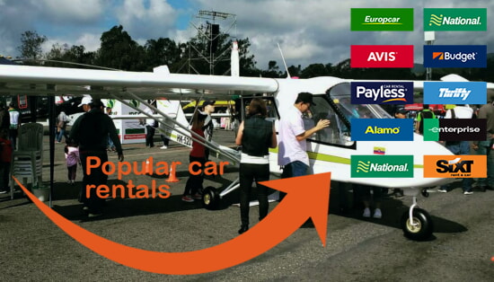 Medellín Airport car rental comparison