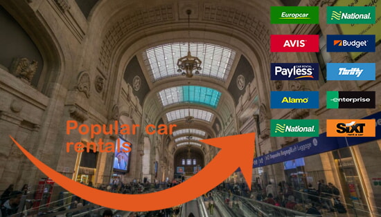 Central Train Station Milan car rental comparison