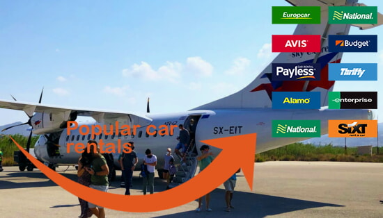 Milos Airport car rental comparison