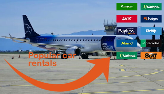 Podgorica airport car rental comparison