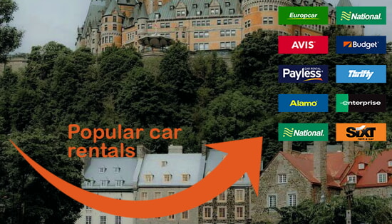 Quebec City car rental comparison