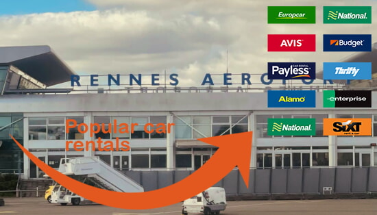 Rennes airport car rental comparison