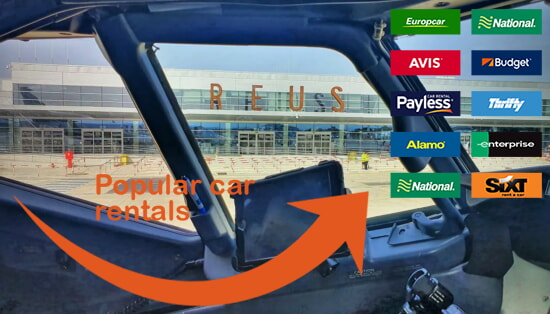 Reus Airport car rental comparison