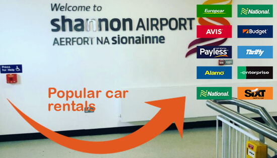 Shannon airport car rental comparison