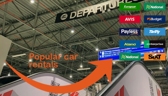 Skopje airport car rental comparison